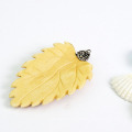 Leave Leaf Pendant Necklace Jewelry